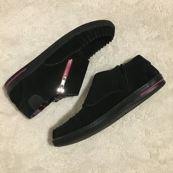 NWOT Grizzleez Black Leather Monk Strap Chukkas - Picture 7 of 15